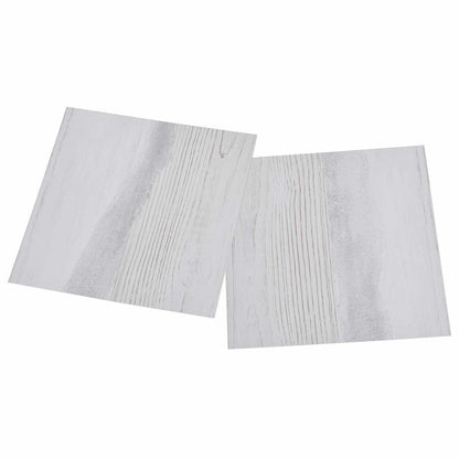 Flooring Planks 5.11 m² 55 pcs PVC White and Light Grey