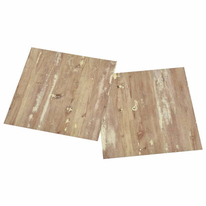 Flooring Planks 5.11 m² 55 pcs PVC Cream and Light Brown