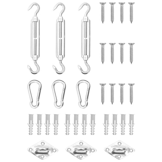 Sunshade Sail Accessory | Silver | Stainless Steel | Standard