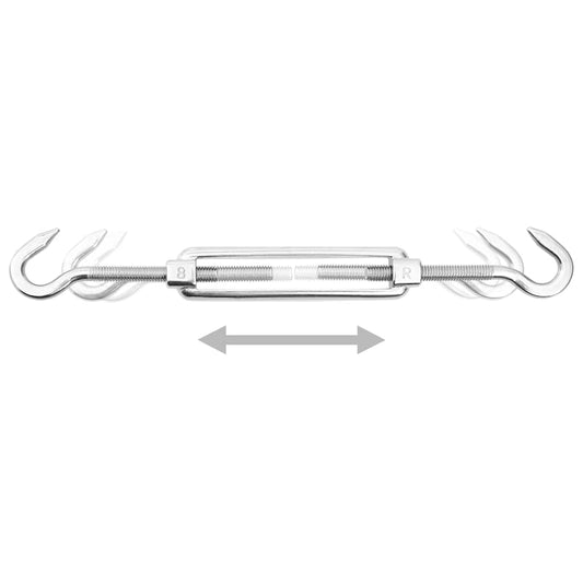 Sunshade Sail Mounting Kit | Silver | Stainless steel (316) | Standard