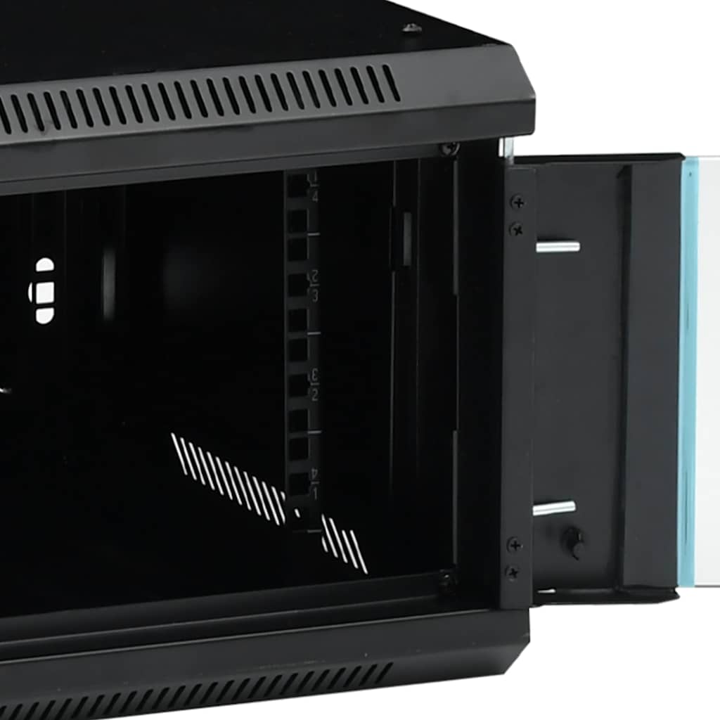 vidaXL 6U Wall Mounted Network Cabinet 19 IP20 600x450x350 mm