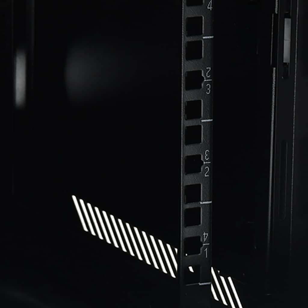 vidaXL 6U Wall Mounted Network Cabinet 19 IP20 600x450x350 mm