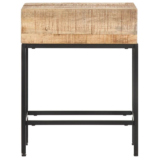 Side Table | Brown | Solid rough mango wood | Small | Durable