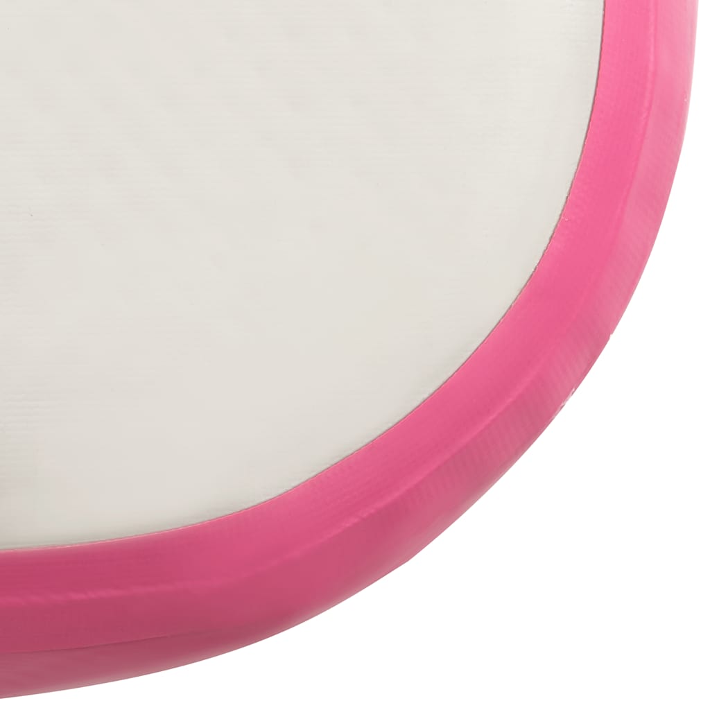 Inflatable Gymnastics Mat with Pump 60x100x20 cm PVC Pink