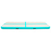 Inflatable Gymnastics Mat with Pump 300x100x15 cm PVC Green