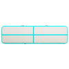 Inflatable Gymnastics Mat with Pump 800x100x15 cm PVC Green