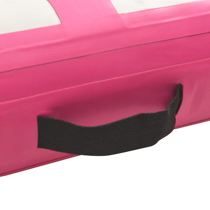 Inflatable Gymnastics Mat with Pump 200x200x15 cm PVC Pink