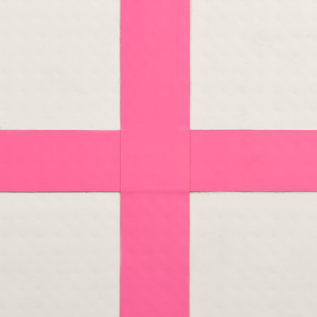 Inflatable Gymnastics Mat with Pump 200x200x20 cm PVC Pink