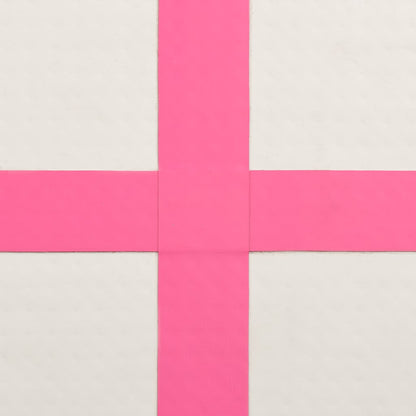 Inflatable Gymnastics Mat with Pump 200x200x20 cm PVC Pink