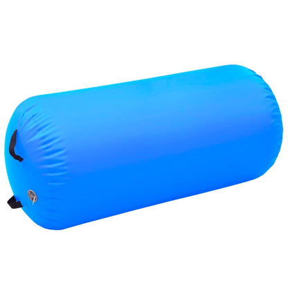 Inflatable Gymnastic Roll with Pump 120x90 cm PVC Blue