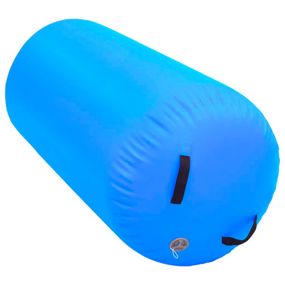 Inflatable Gymnastic Roll with Pump 120x90 cm PVC Blue