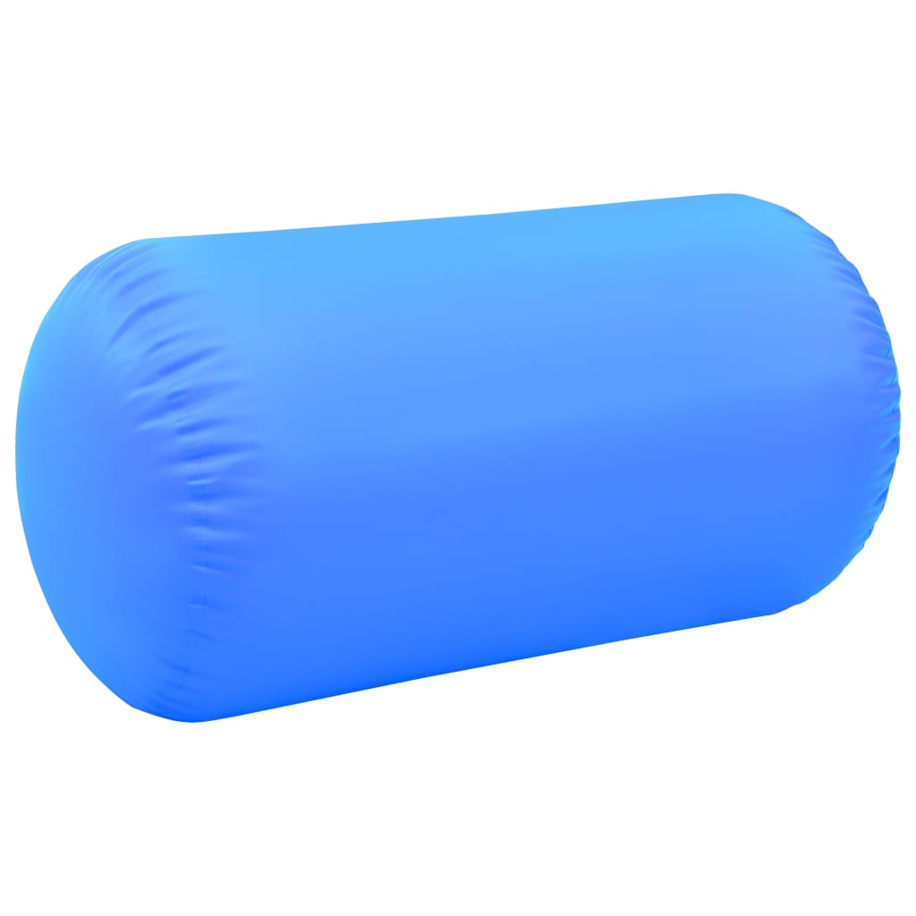 Inflatable Gymnastic Roll with Pump 120x90 cm PVC Blue