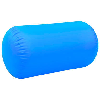 Inflatable Gymnastic Roll with Pump 120x90 cm PVC Blue