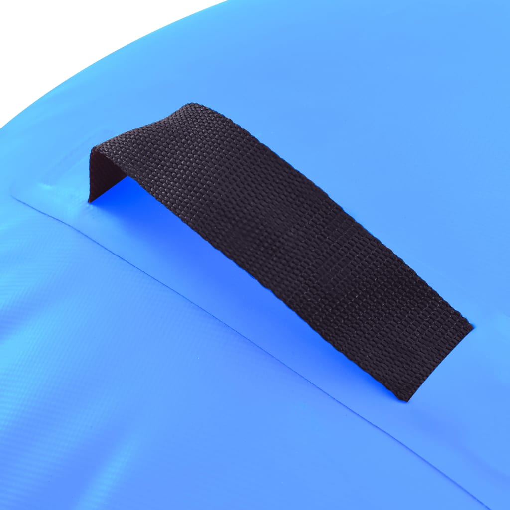 Inflatable Gymnastic Roll with Pump 120x90 cm PVC Blue