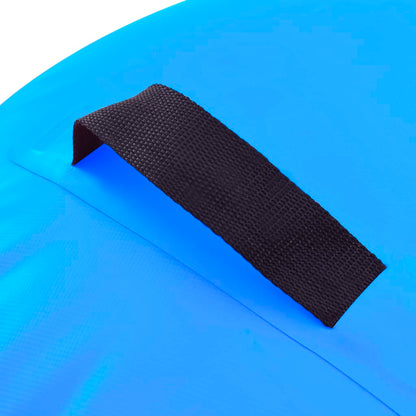 Inflatable Gymnastic Roll with Pump 120x90 cm PVC Blue