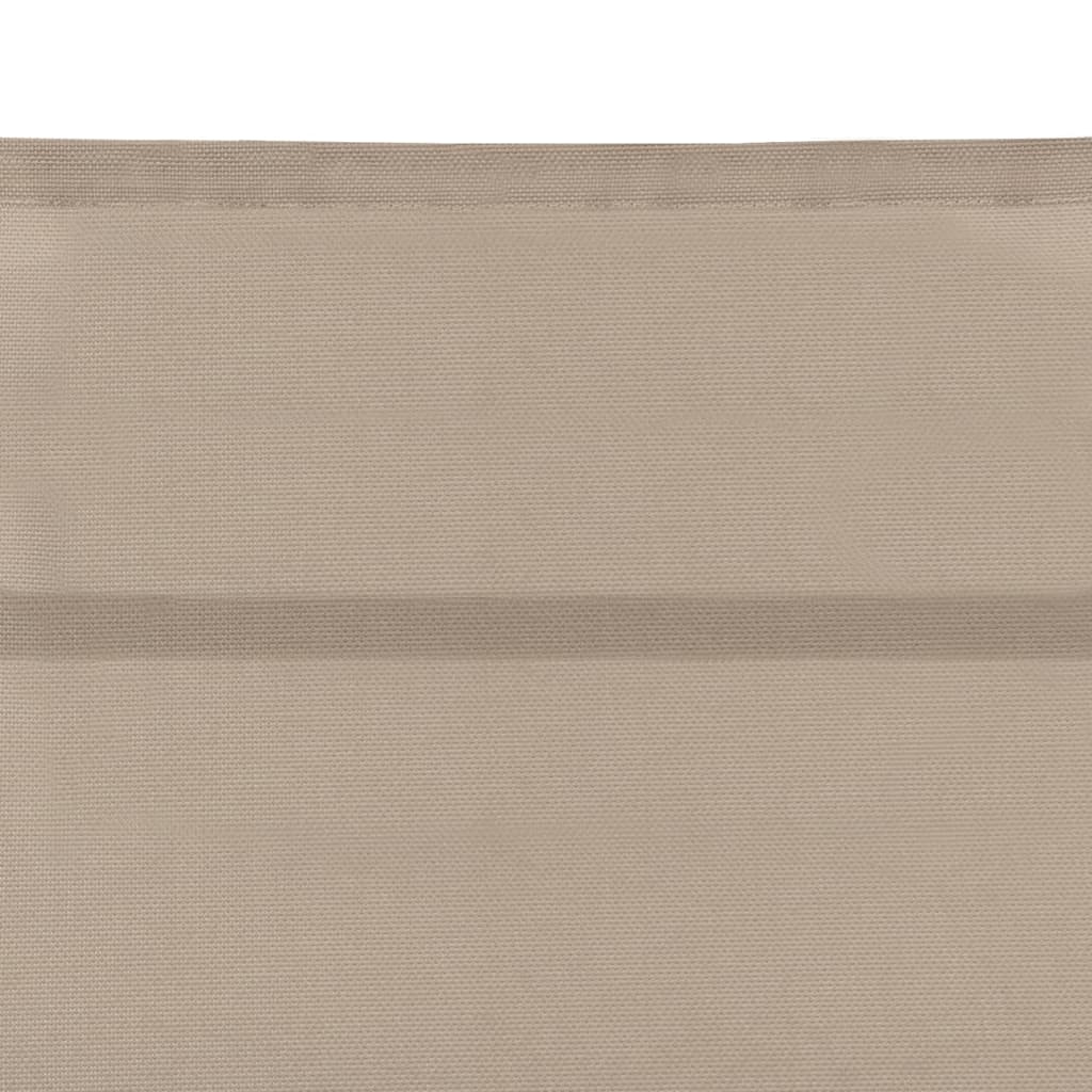 Sun Lounger | Cream | Aluminium | Extra High | Adjustable Armrests