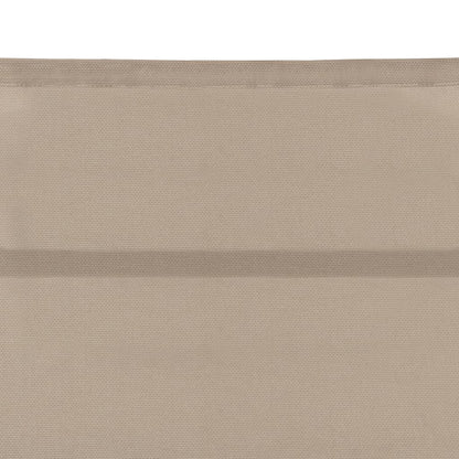 Sun Lounger | Cream | Aluminium | Extra High | Adjustable Armrests