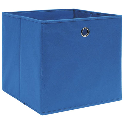 Storage Box | Set of 4 | Blue | Non-woven fabric | Small | Foldable
