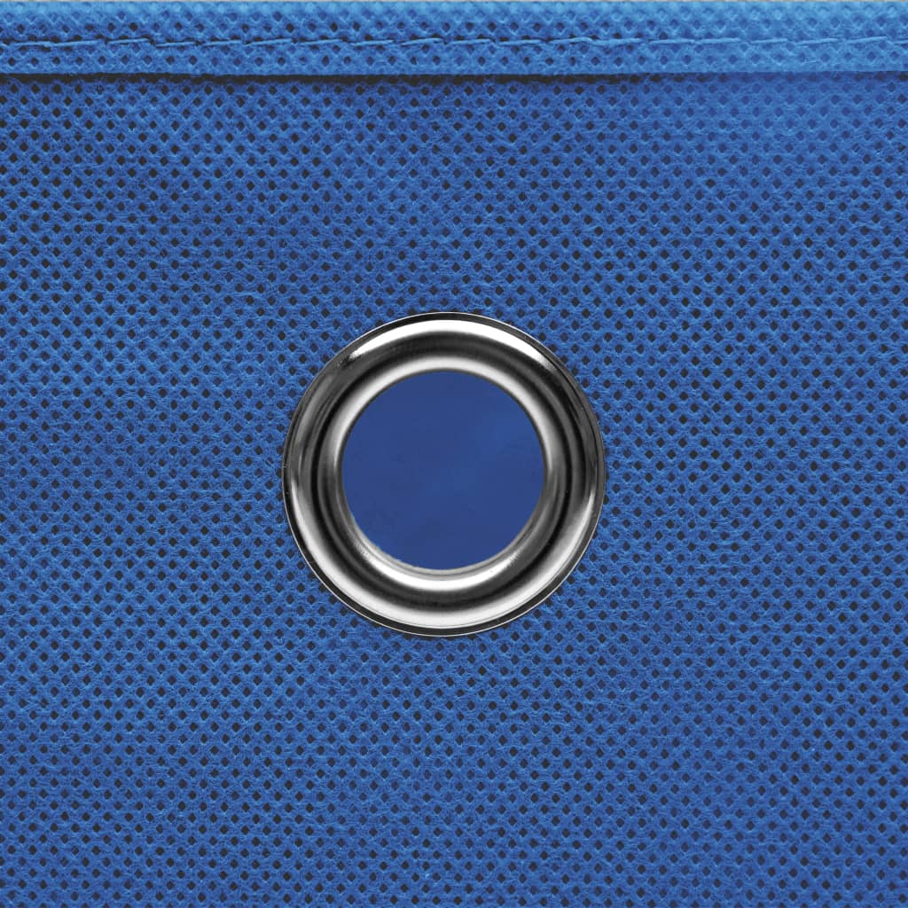 Storage Box | Set of 4 | Blue | Non-woven fabric | Small | Foldable
