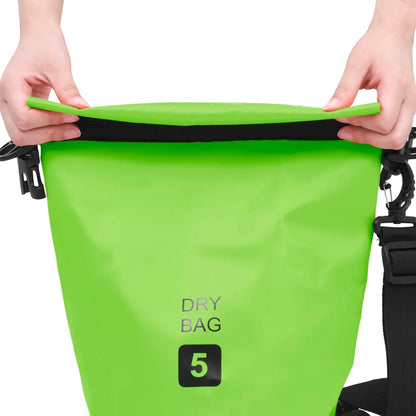 Dry Bag Green 1.3 gal PVC