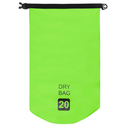 Dry Bag Green 5.3 gal PVC