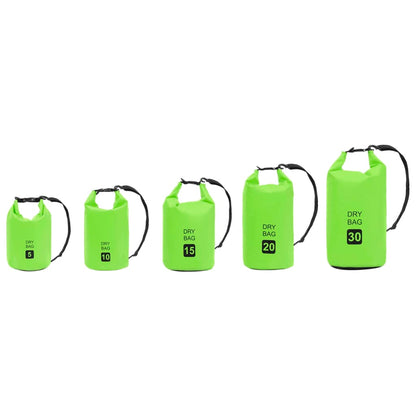 Dry Bag Green 5.3 gal PVC