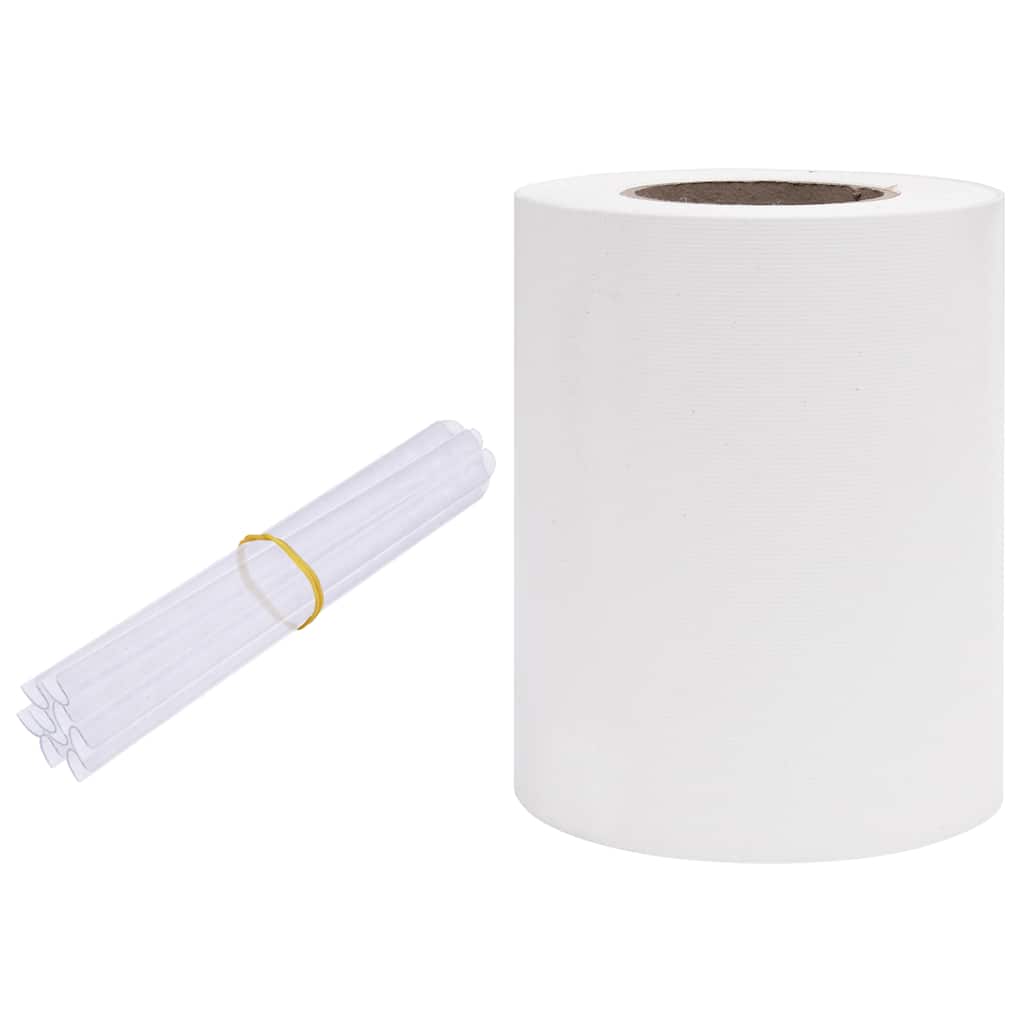 Garden Privacy Screen PVC 35x0.19 m White