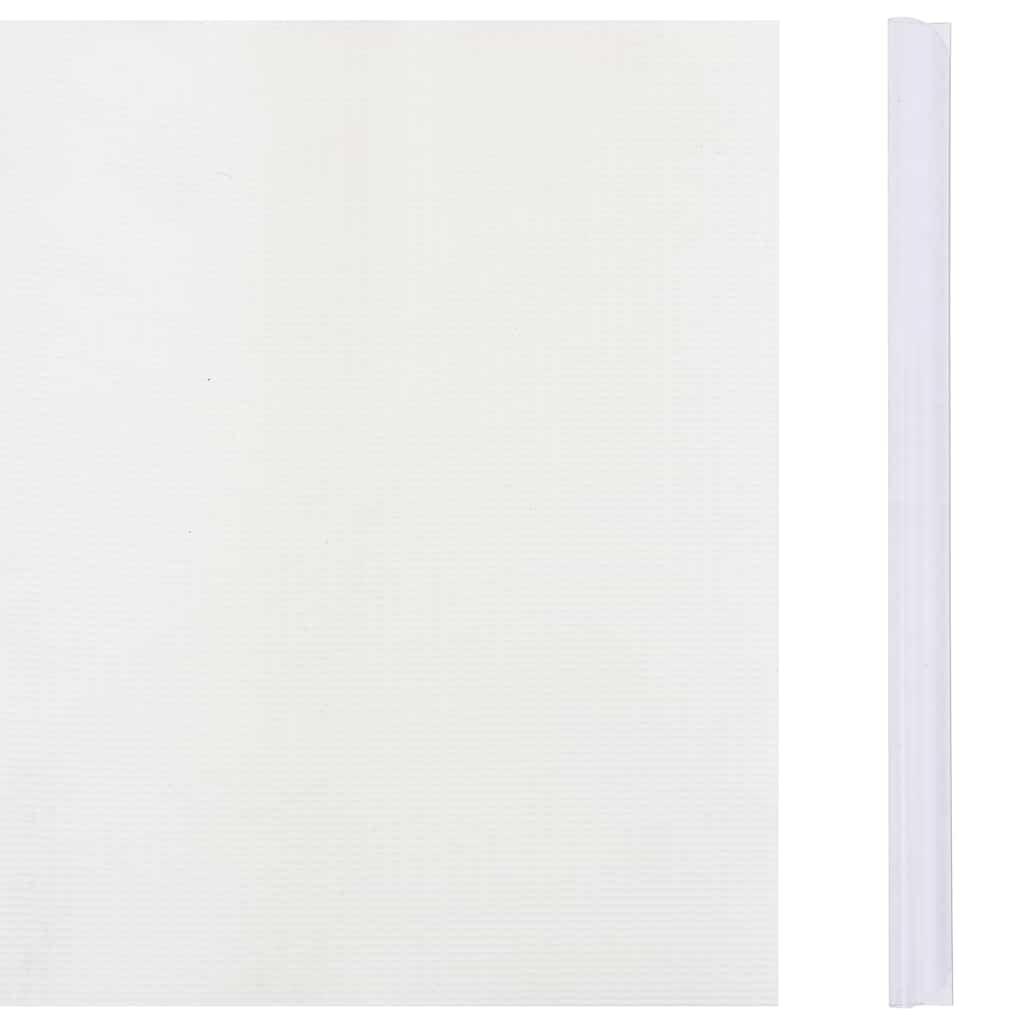 Garden Privacy Screen PVC 35x0.19 m White