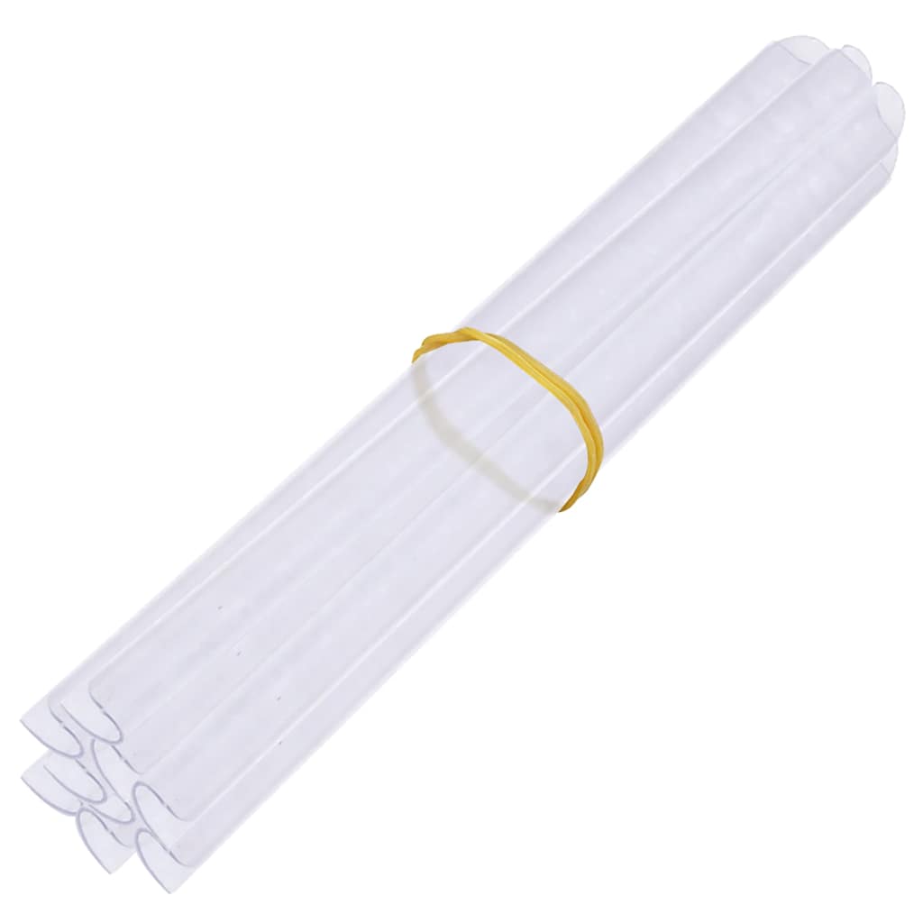 Garden Privacy Screens 4 pcs PVC 35x0.19 m White