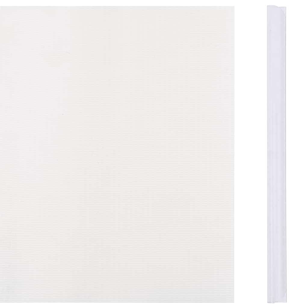 Garden Privacy Screens 4 pcs PVC 35x0.19 m White