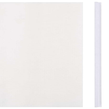 Garden Privacy Screens 4 pcs PVC 35x0.19 m White