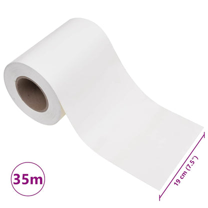 Garden Privacy Screens 4 pcs PVC 35x0.19 m White