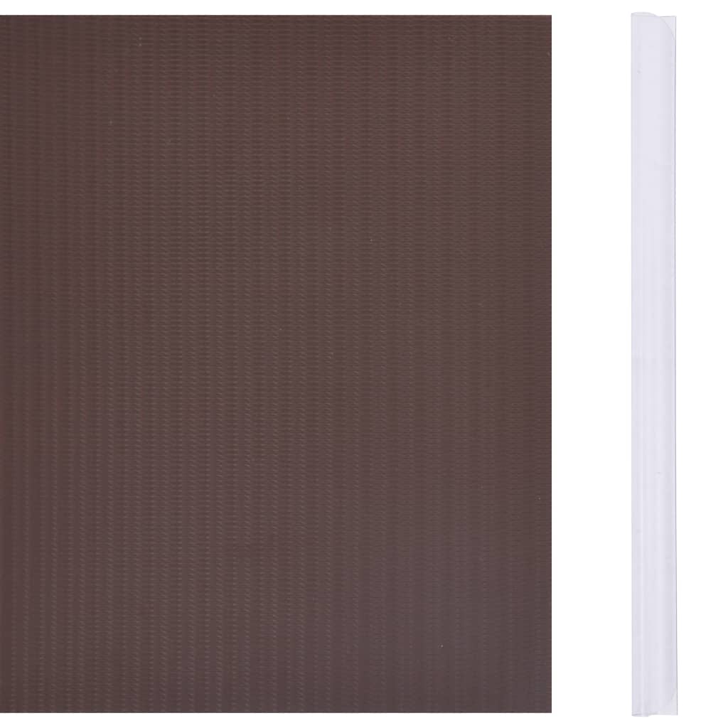 Garden Privacy Screen PVC 35x0.19 m Brown