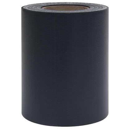 Garden Privacy Screens 4 pcs PVC 114.8'x0.6' Matte Dark Gray