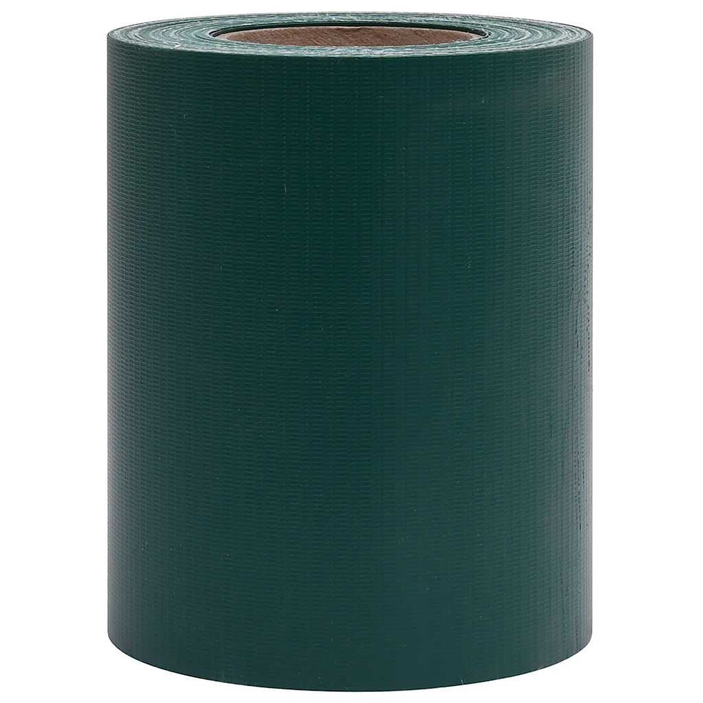 Garden Privacy Screens 4 pcs PVC 35x0.19 m Matte Green