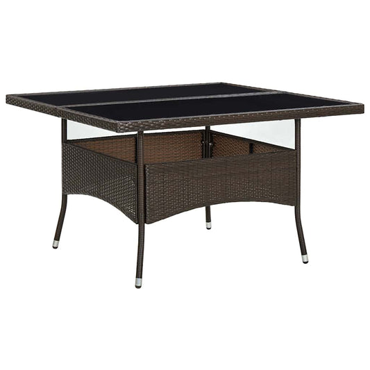 Dining Table | Brown | PE rattan | Medium | Durable | Dining Table