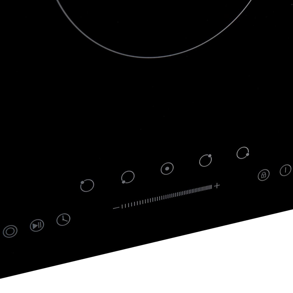 Ceramic Hob with 5 Burners Touch Control 90 cm 8500 W