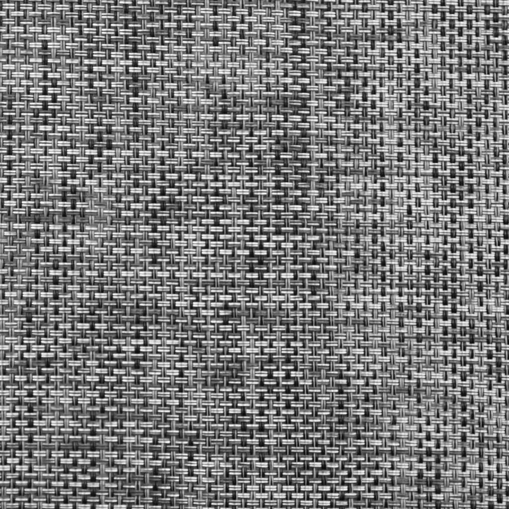 Garden Chair | Set of 2 | Grey | Textilene, Powder-Coated Steel | Medium