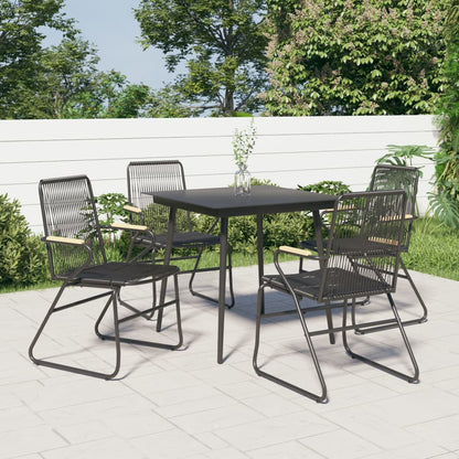 Garden Chair | Set of 4 | Black