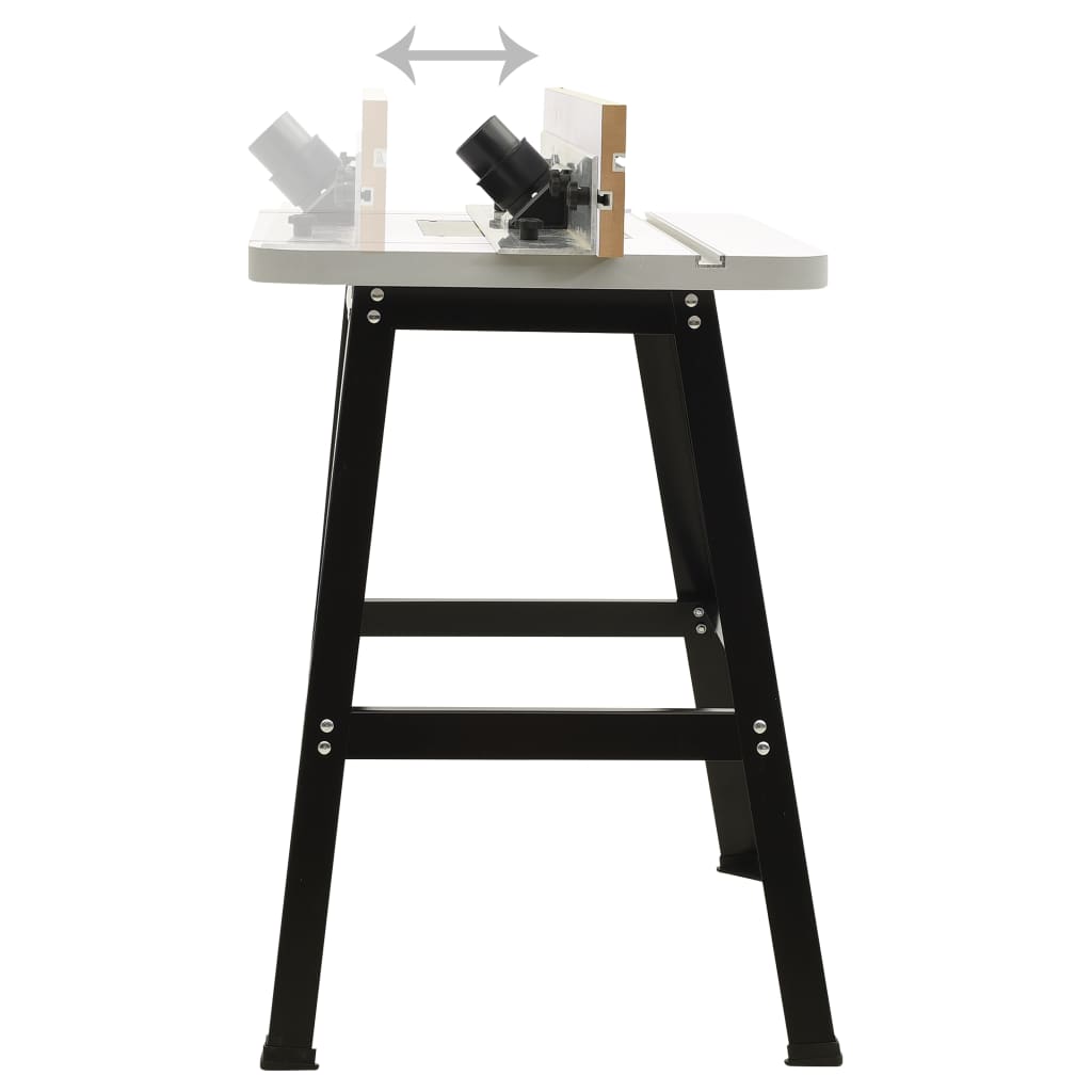 Router Table Steel and MDF 81x61x88 cm