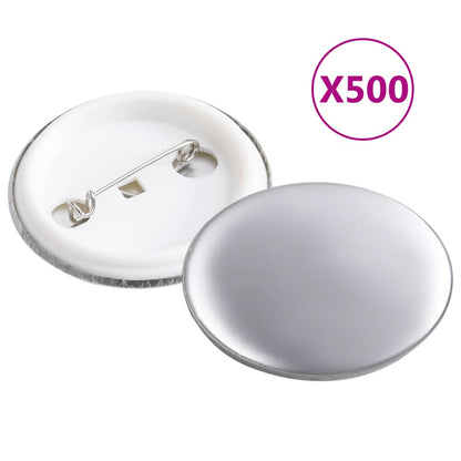 Badge Button Maker with 500 pcs Pinback Button Parts 37 mm
