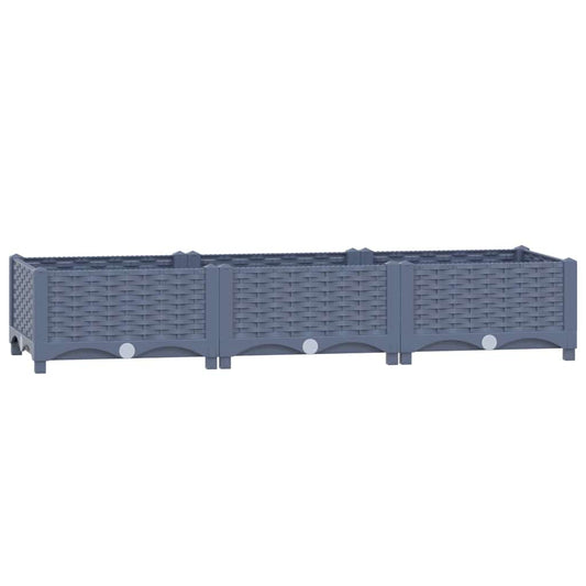 310399 vidaXL Raised Bed 120x40x23 cm Polypropylene
