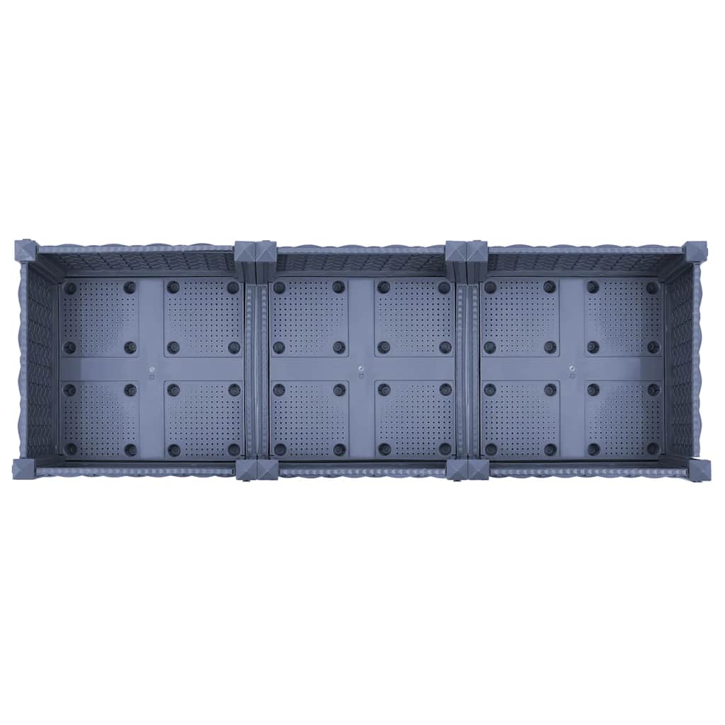Raised Bed 120x40x23 cm Polypropylene