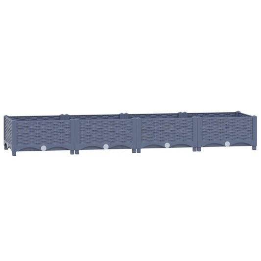 310400 vidaXL Raised Bed 160x40x23 cm Polypropylene