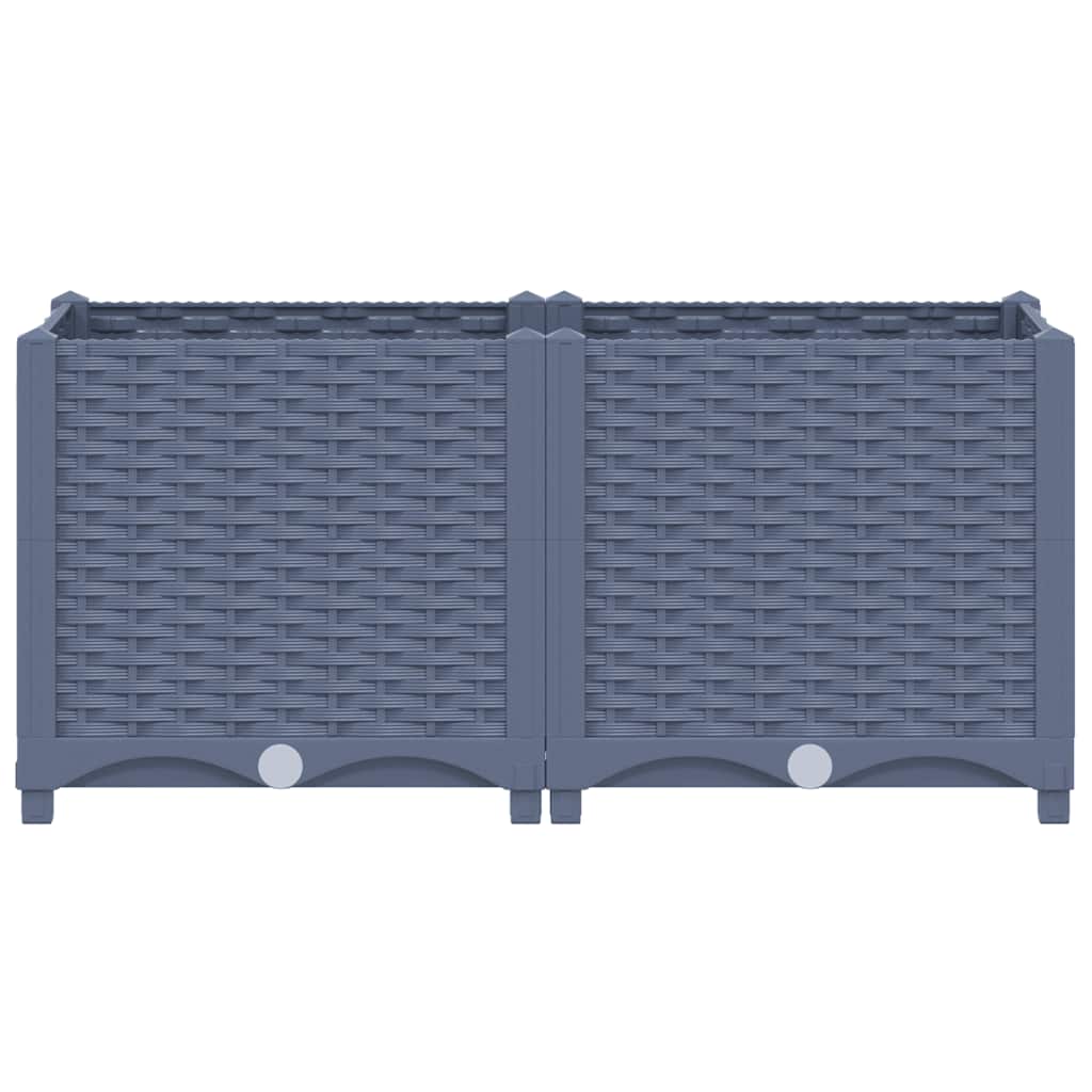 Raised Bed 31.5"x15.7"x15" Polypropylene