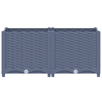 Raised Bed 31.5"x15.7"x15" Polypropylene