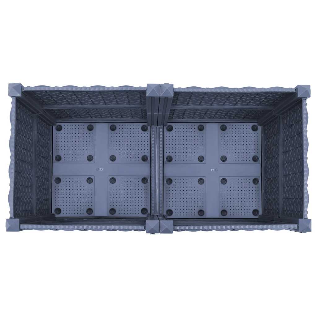 Raised Bed 31.5"x15.7"x15" Polypropylene
