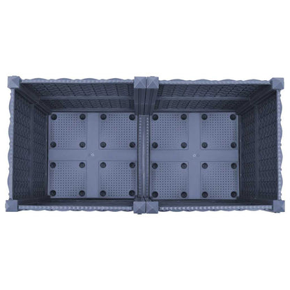 Raised Bed 31.5"x15.7"x15" Polypropylene