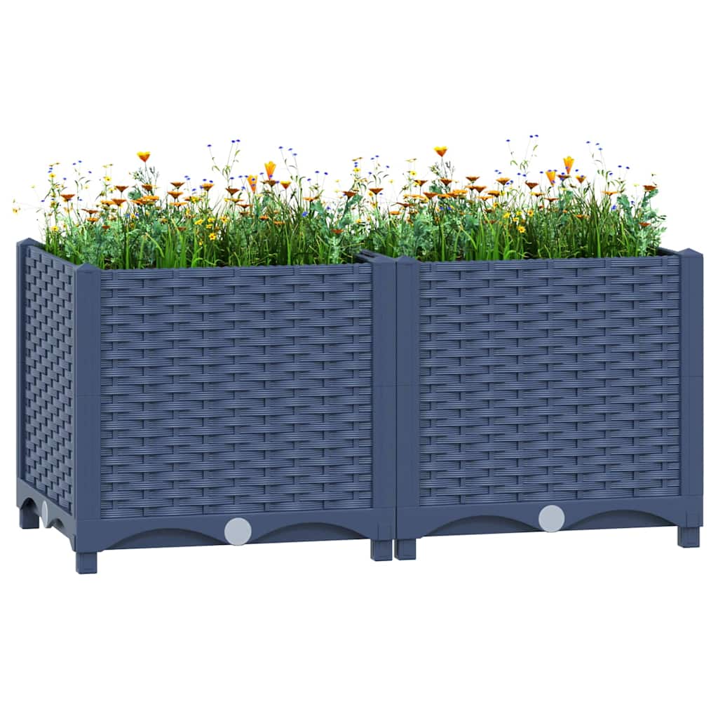 Raised Bed 31.5"x15.7"x15" Polypropylene