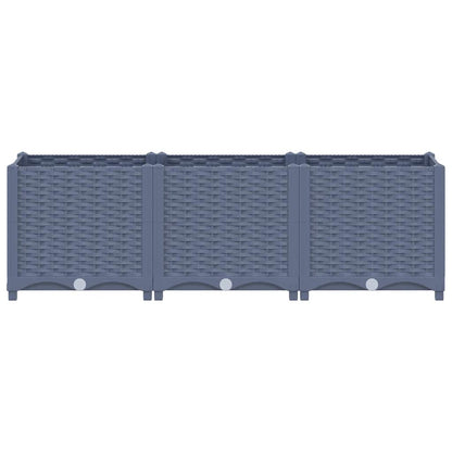 Raised Bed 120x40x38 cm Polypropylene